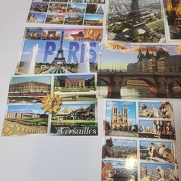 Lot Of 8 Postcards Of Paris Collectible Never posted, Beautiful Art - Picture 7 of 10